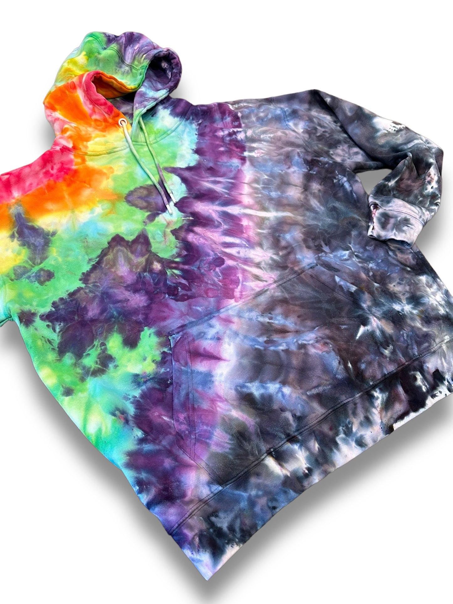 Split Ice dyed Hoodie