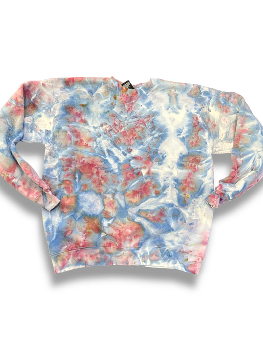 Ice dyed crewneck