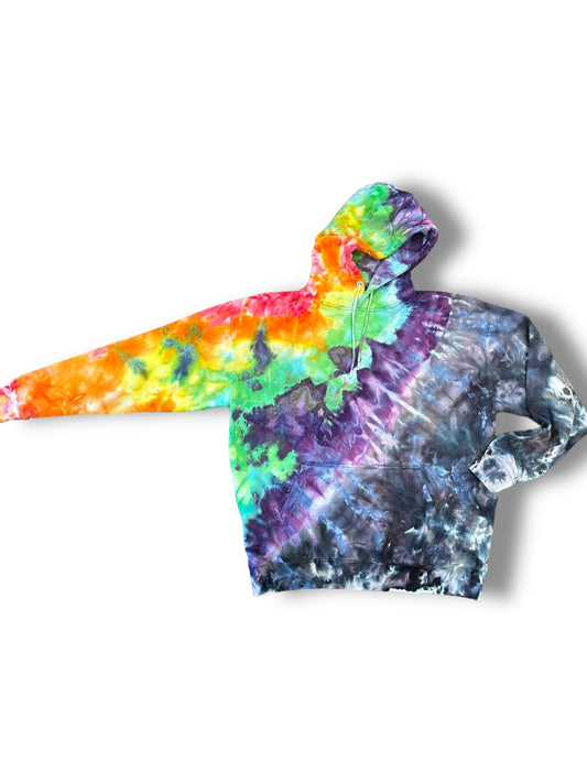 Split Ice dyed Hoodie