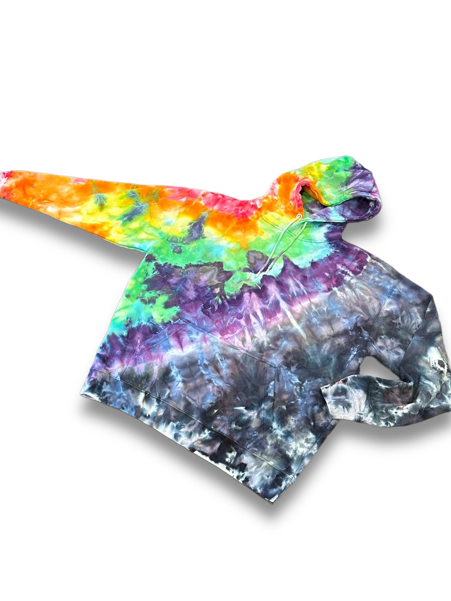 Split Ice dyed Hoodie