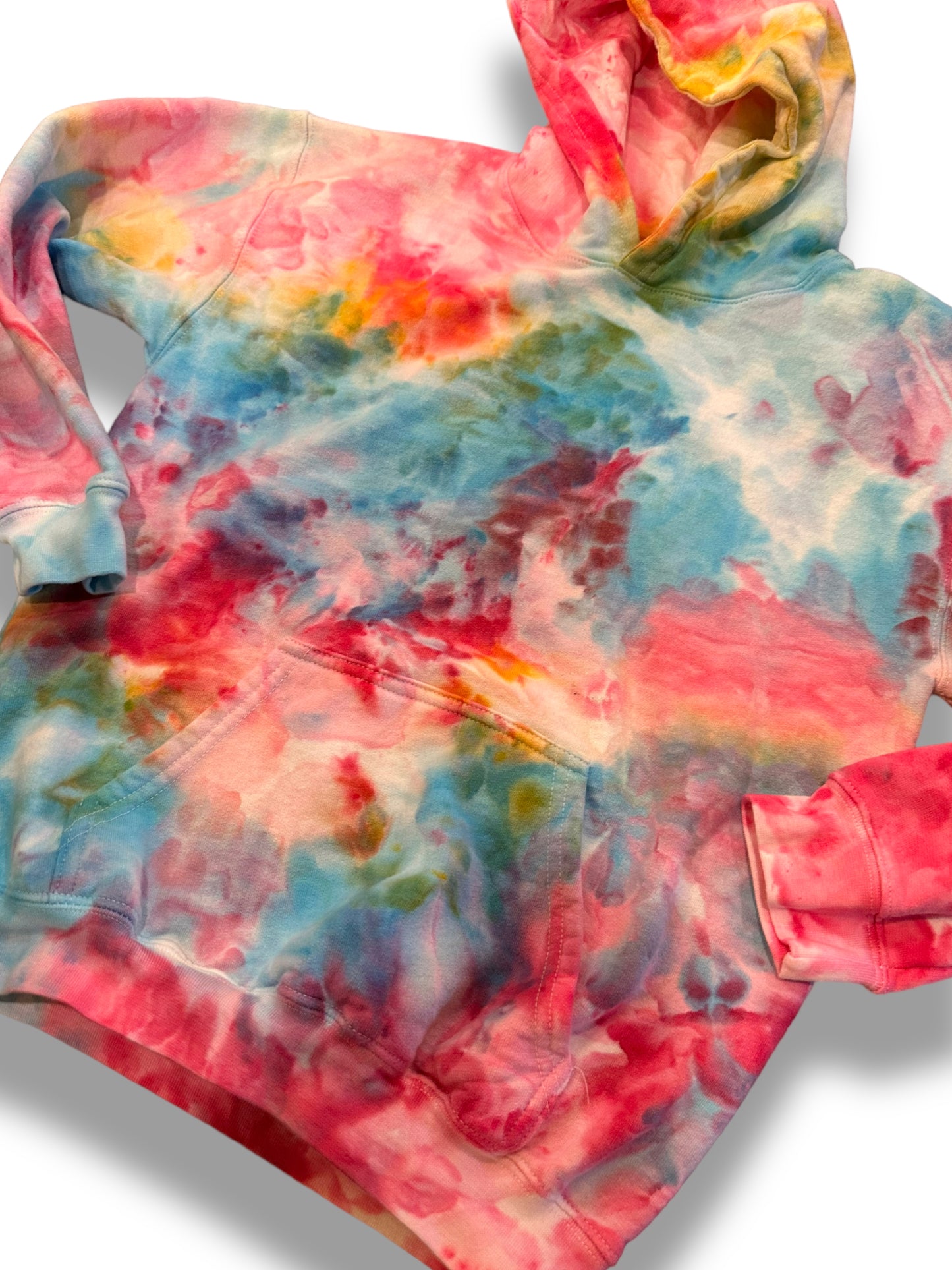 Ice dyed youth hoodie