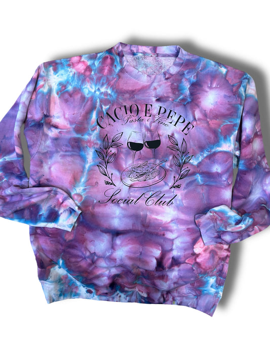 Ice dyed crewneck