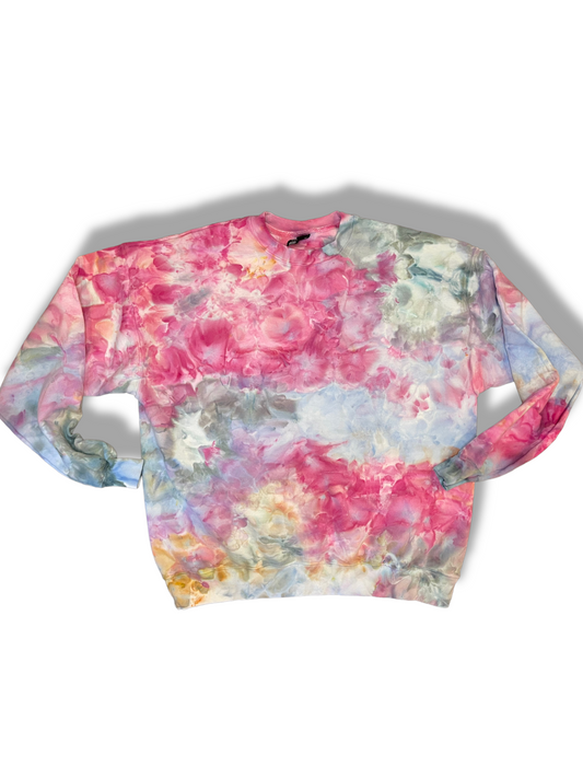 Ice dyed crewneck